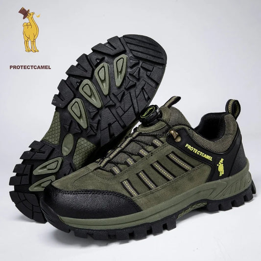 Men Casual Leather Shoes Classic Waterproof High Quality Shoes Women Climbing Shoes Outdoor Sneakers Trekking Leather Footwear