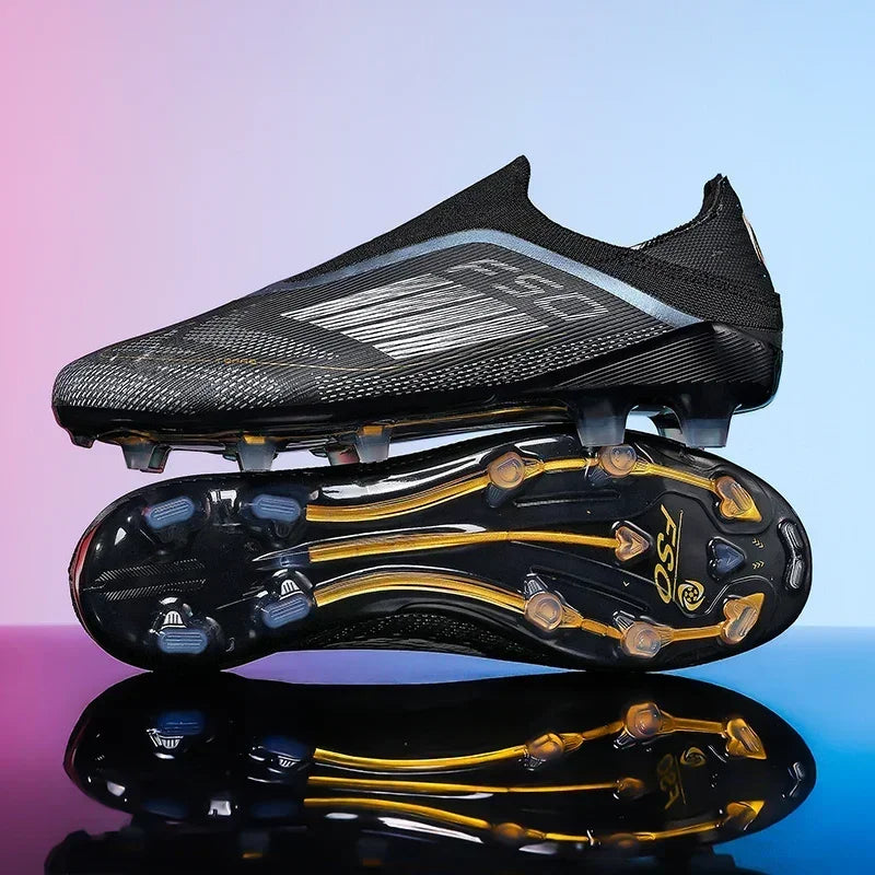 Men Football Boots Training Soccer Shoes Drop Shipping Match Sport Cleats Indoor Sneakers FG Ultralight Long Spikes Breathable
