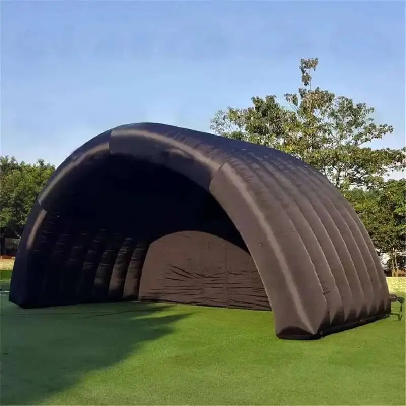 Giant Red Tent While Iatable Stage Cover Shelter Air Roof For Outdoor Activities And Promotion Display