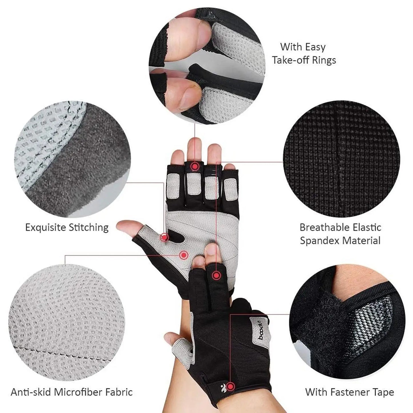 Cycling Gloves Sailing Gloves Lightweight Sports Gloves Climbing Gloves Workout Gloves for Kayaking Fitness Rowing Canoeing
