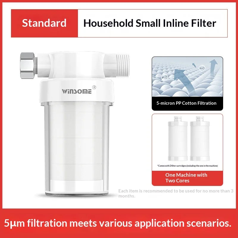 Water Heater Filter Washing Machine Pre-filter Tap Water Faucet Water Purifier Shower Bath Filter Cartridge PPF Cotton