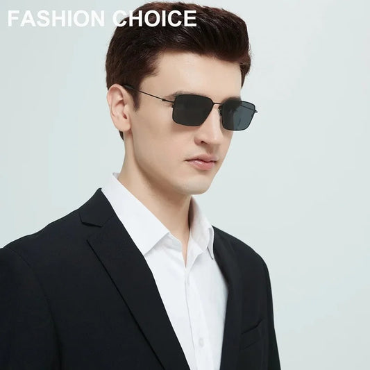 Polarized Sunglasses Square Sun Glasses Handmade Fashion Men Women 12g Ultralight Eyeglasses UV400 Protection Outdoor Spectacle
