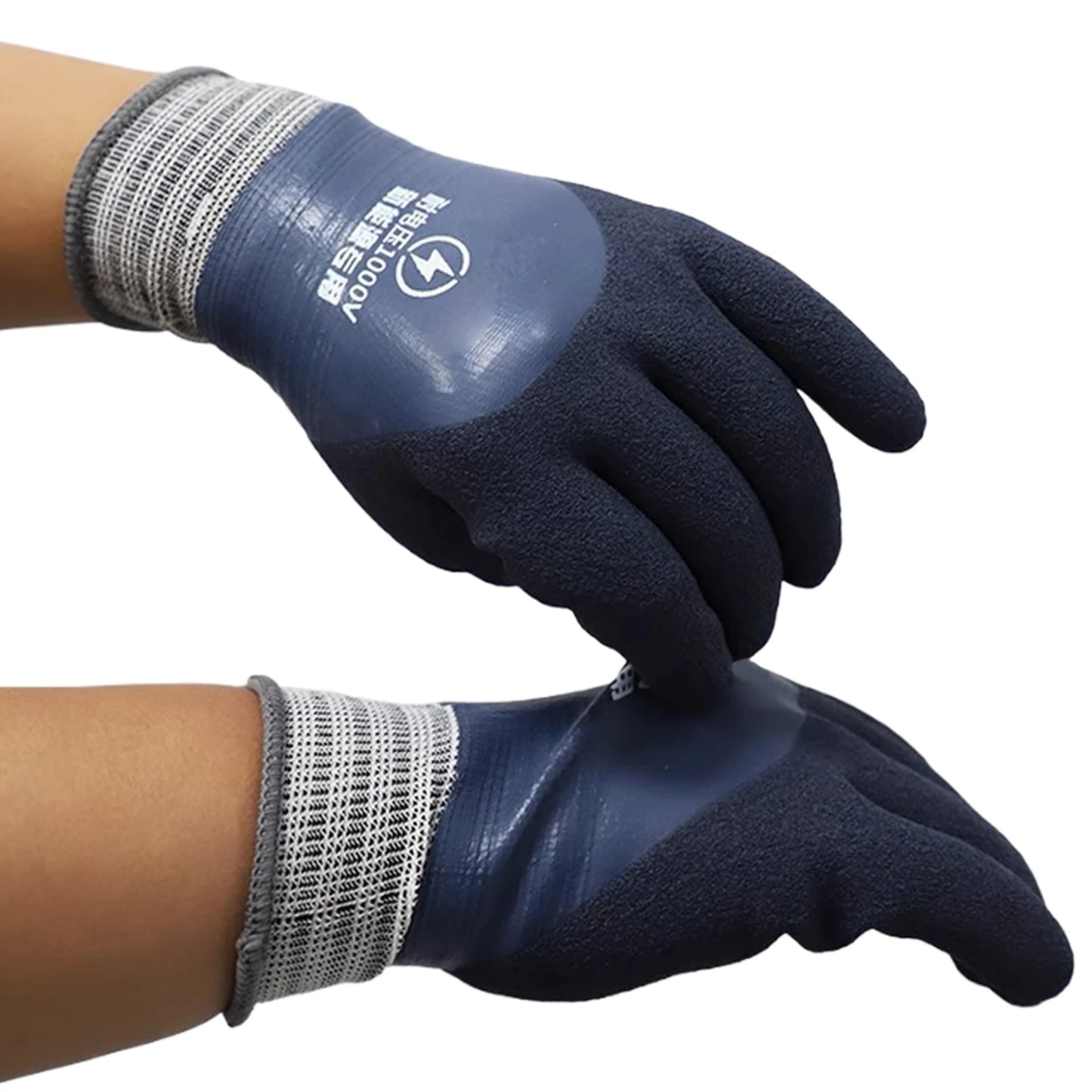 Voltage Resistant Electrician Gloves 1000V Electrical Insulated Gloves Rubber Electrician Insulating Gloves for Men