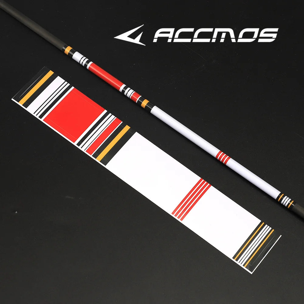 Archery Arrow Stickers Shaft Decal Set - Durable Archery Accessories