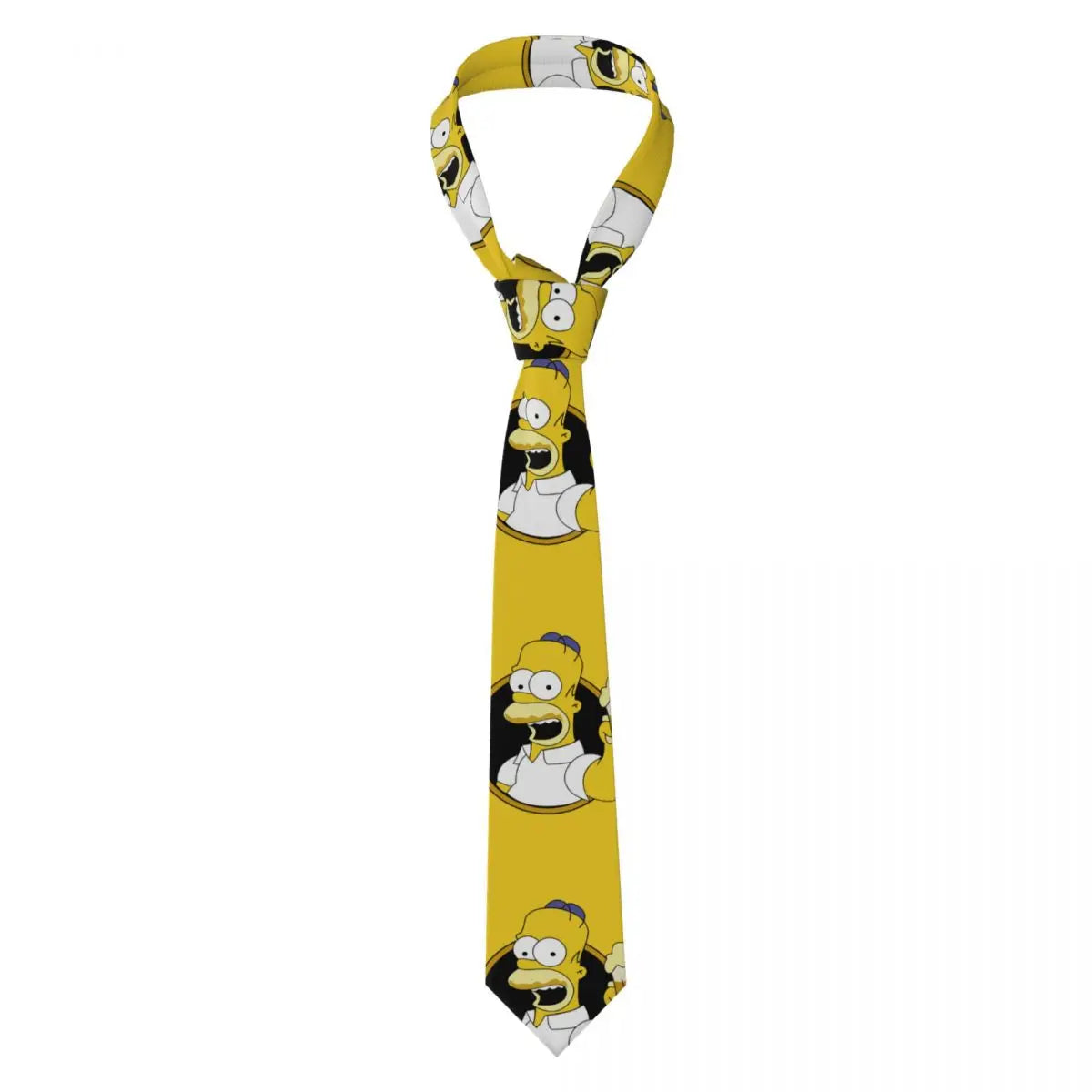 Personalized The S-Simpsones Homer Neck Ties Men Formal Silk Wedding Neckties
