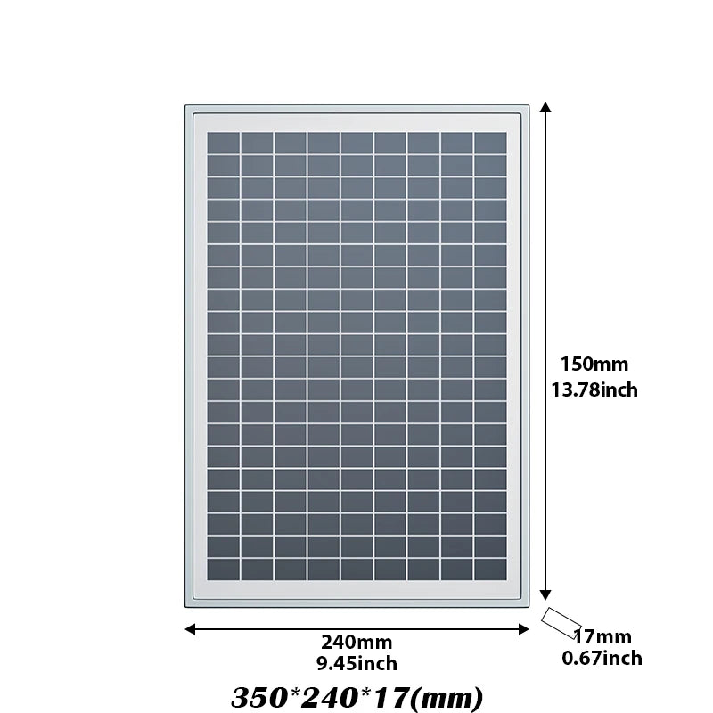Wholesale Solar Panel 100W 12V High-Power Rigid Panel Used For Photovoltaic Power Generation For RV Ship Home Power System