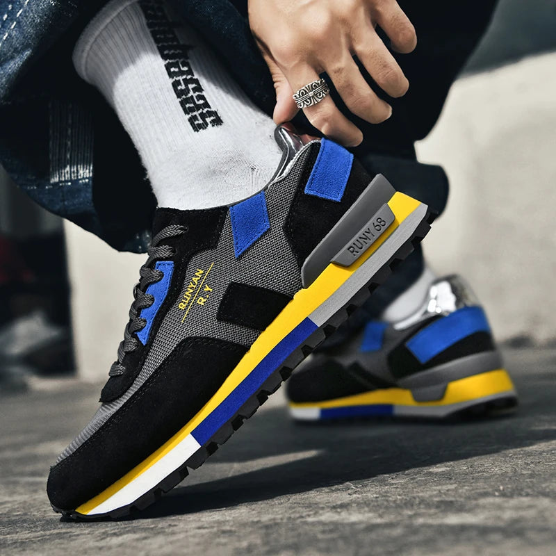 Running Shoes for Men Sports Anti-skid Walking Wear-Resistant Jogging Sneakers Choice Outdoor Lightweight Soft Man Mens Casual