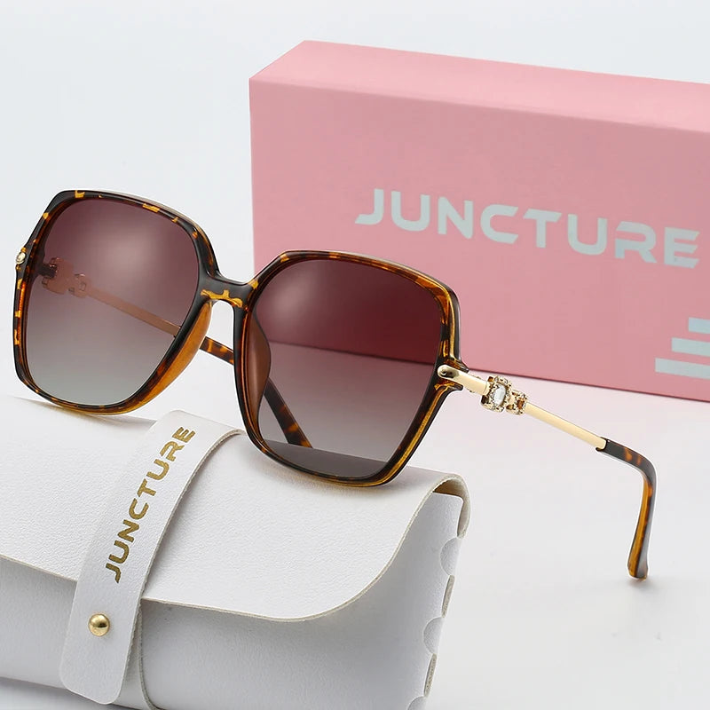 Polarized Fashion Square Metal Sunglasses Women Men Retro Trend Brand Sun Glasses Go Out Commute Male Female Protective Glasses