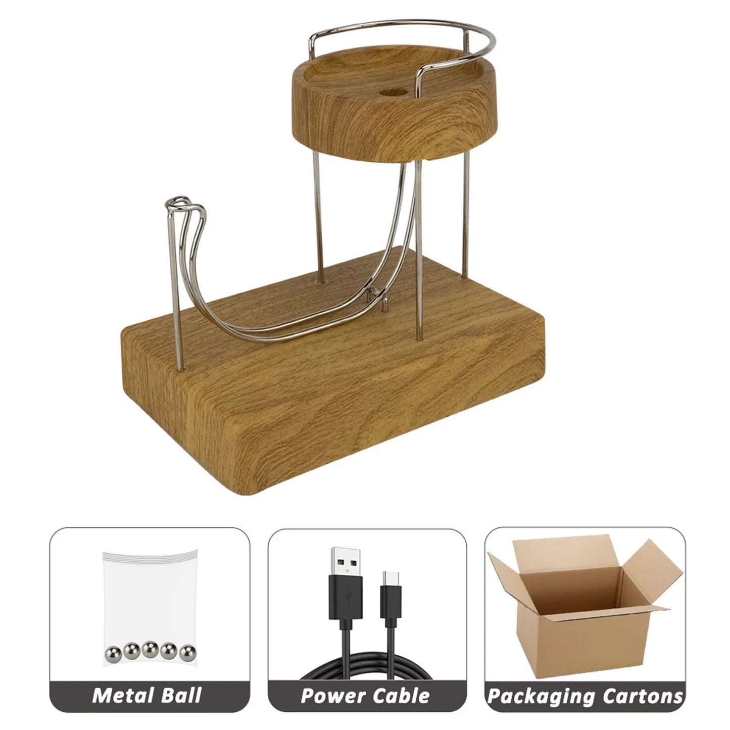 Perpetual Motion Machine Desk  Educational Touch Switch Low Noise Stress Relief Desk  Perpetual Motion Machine Desk