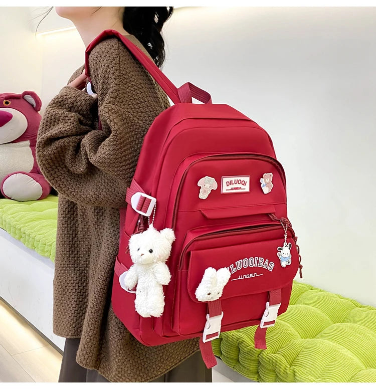 Backpacks Tuition Bag Pencil Case Crossbody Bag High Capacity School Bags 2024 Hot Sale for Girls and Boys Mochilas Escolares