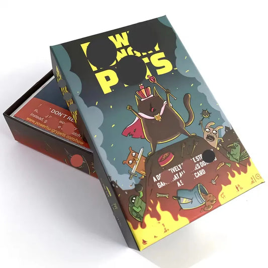 Power Hungry Pets Card Game Board Game Family Party Strategy Cards Games Party Card Challenging Strategy Game
