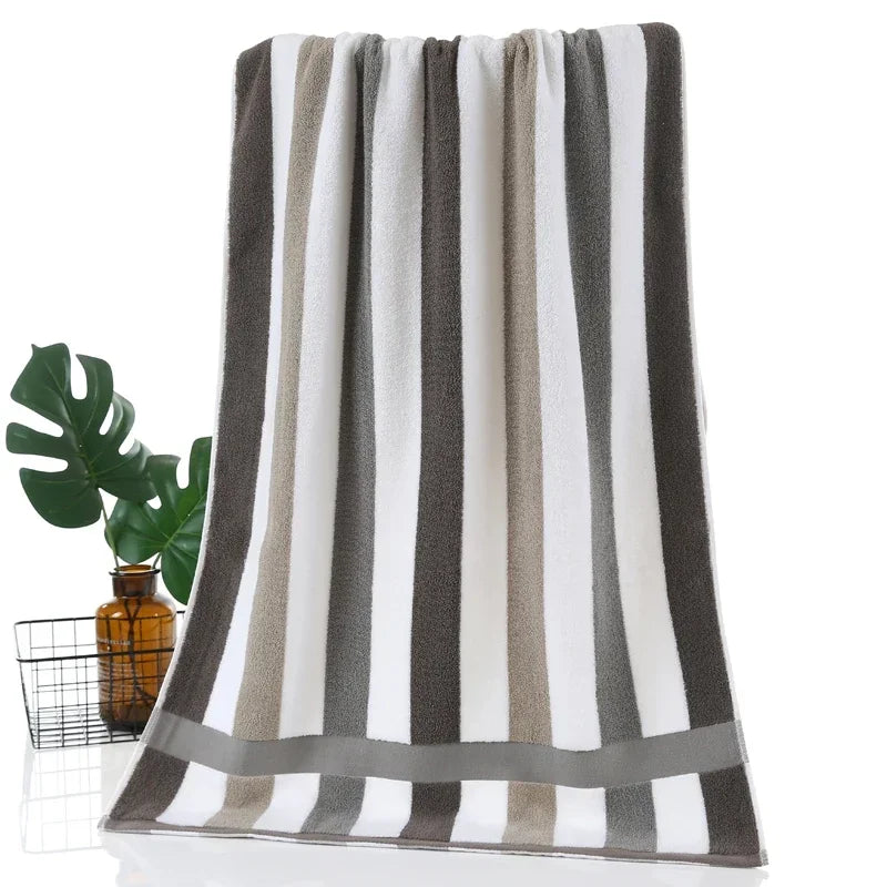 Turkish Cotton Natural Ultra Absorbent Eco - Friendly Bath Towels, Beach Towel, Bathroom Sets for Home Luxury Hotel Spa