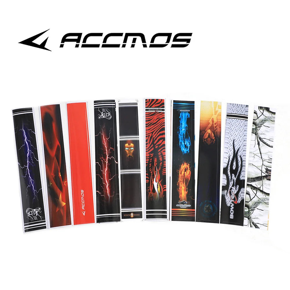 Archery Arrow Stickers Shaft Decal Set - Durable Archery Accessories