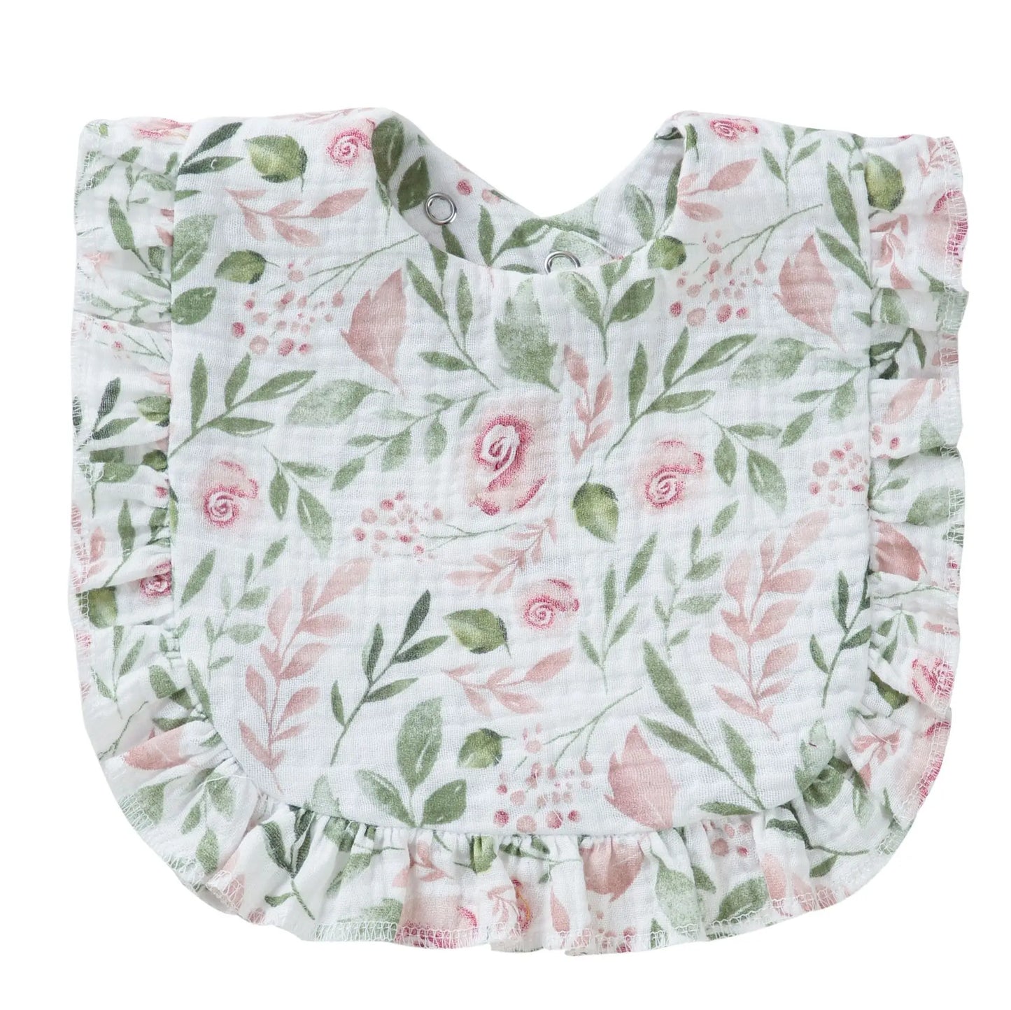 Baby Saliva Towel Muslin Cotton Infant Bibs Kids Feeding Eating Apron Boys Girls Ruffle Towel Toddler Newborn Prints Burp Cloth