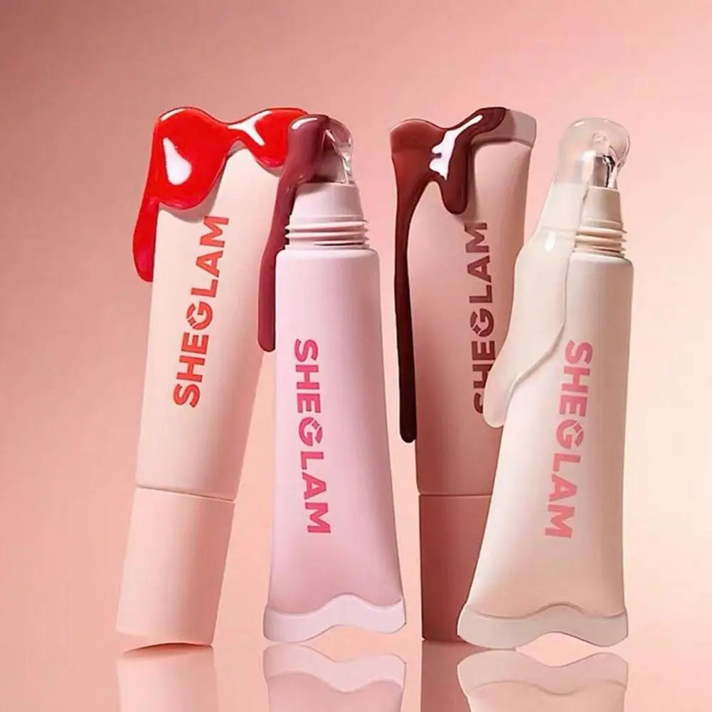 SHEGLAM Crystal Glaze Moisturizing Lip Care Canoy Lane Cocoa Cookie Strawberry Milk Melon Pop Lasting Mirror Lip Tint Beauty Lip