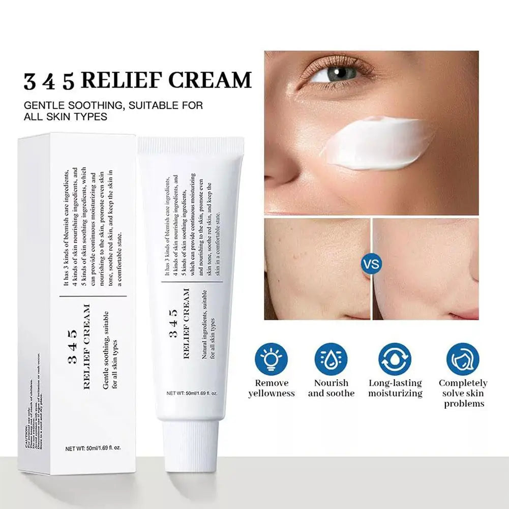 Relief Cream Antioxidant Cream Gently Soothing Face Skin Repair Serum Improving Moisturizing Hydrating Cream Hydrating Skin Care