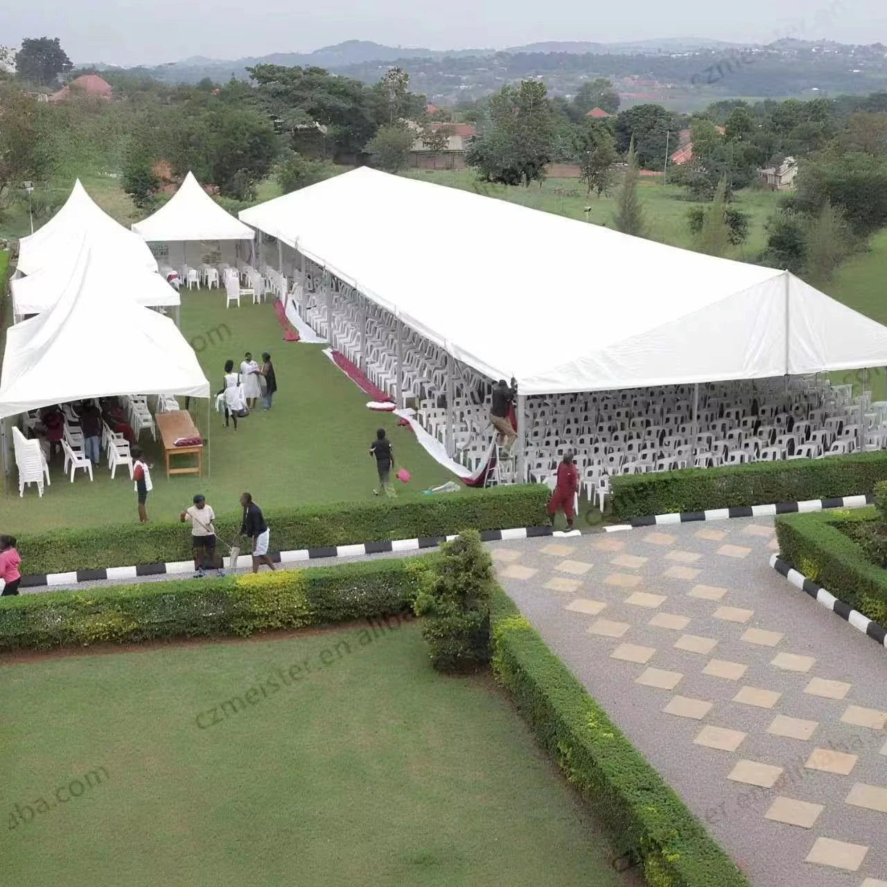 2026 New Popular Mobile Wedding Hall  for 500 People Outdoor Event Luxury Marquee Waterproof Fabric Tendas Para Eventos Em Geral