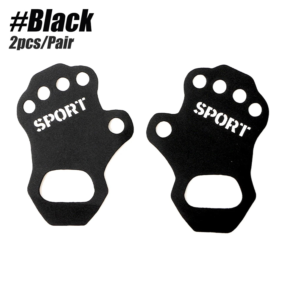 1Pair Workout Gloves Lifting Grips Cross Training Weightlifting Palm Grips Hand Protection For Home Gym Fitness Pull-Ups Durable