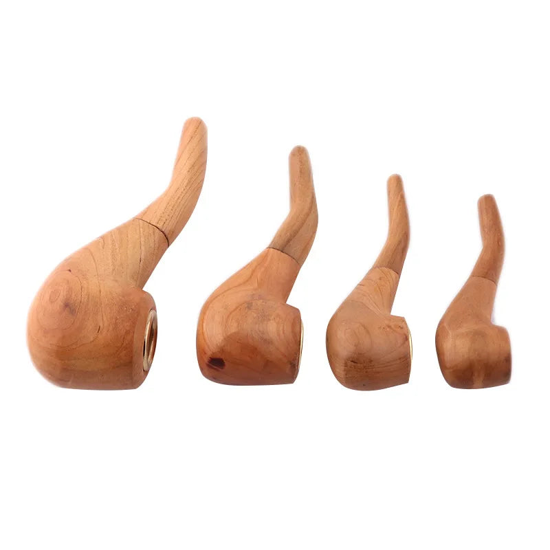 Solid Wood Smoking Pipe Classic Smoking High Quality Wood Tobacco Pipe Smoke Smoking Accessories