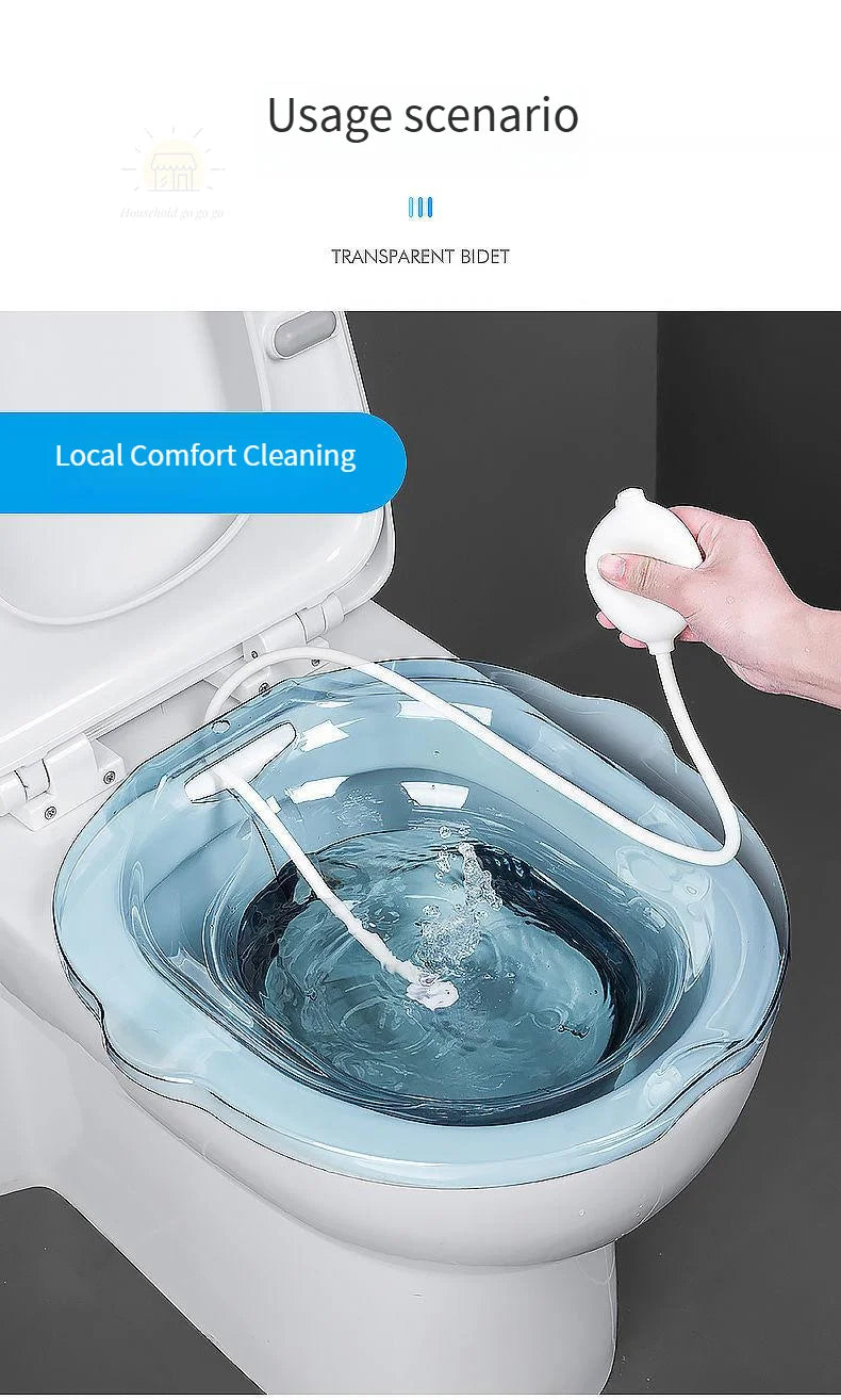 Portable Bathtubs Folding Bidet Maternity Self-Cleaning Private Part Buttock Rinse Perineal Soak Bath Hemorrhoid Treatment Bidet