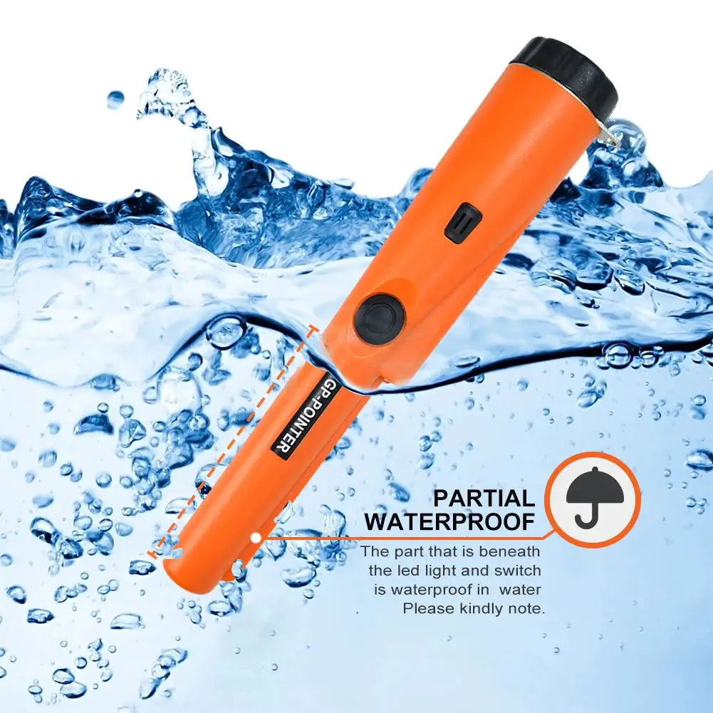Metal Detector Outdoor Adventure Handheld Metal Detector Pinpointer   Finder Waterproof 360° Side Scan Metal Detector Rod