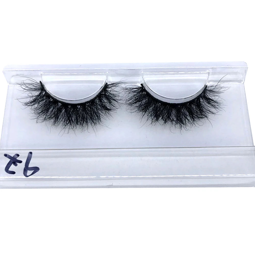 New Dropshipping natural wispy volume 3d mink lashes makeup eyelashes false lashes mink eyelashes with soft band