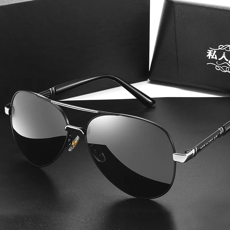 Polarized Sun Eyeglass Driving Sun Glasses for Men Women Classic Aviator Sunglasses UV Mirrored Lens Retro Shades