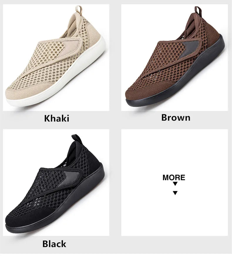New Casual Orthopedics Wide Feet Swollen Shoes Thumb Eversion Adjusting Sneakers Comfortable Couple Diabetic Shoes Walking Shoes
