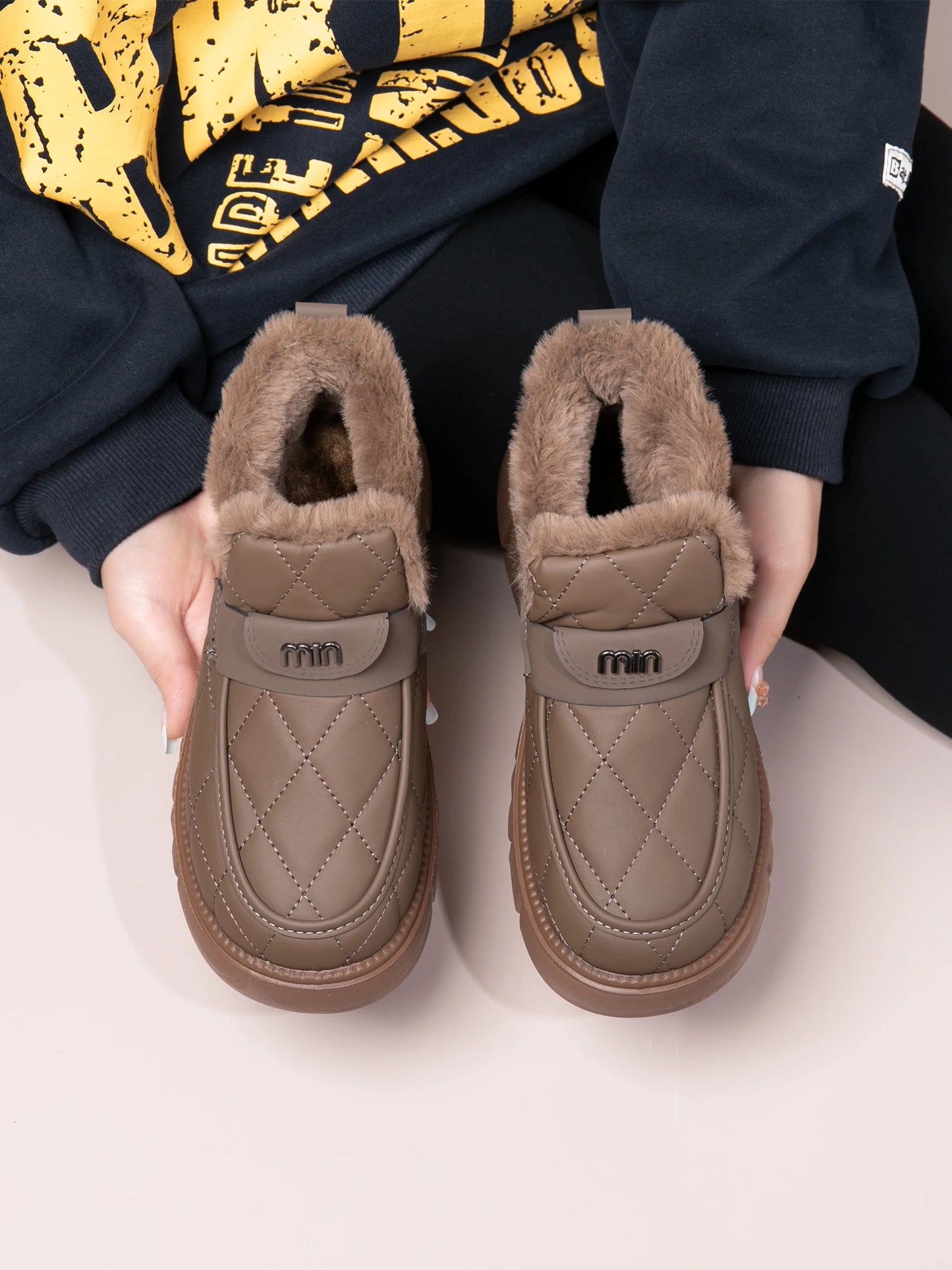 2026 Winter New Arrival Women's Shoes Thick Bottom Anti-Slip Wear-Resistant Cold-Proof Warm Comfortable Free Shipping