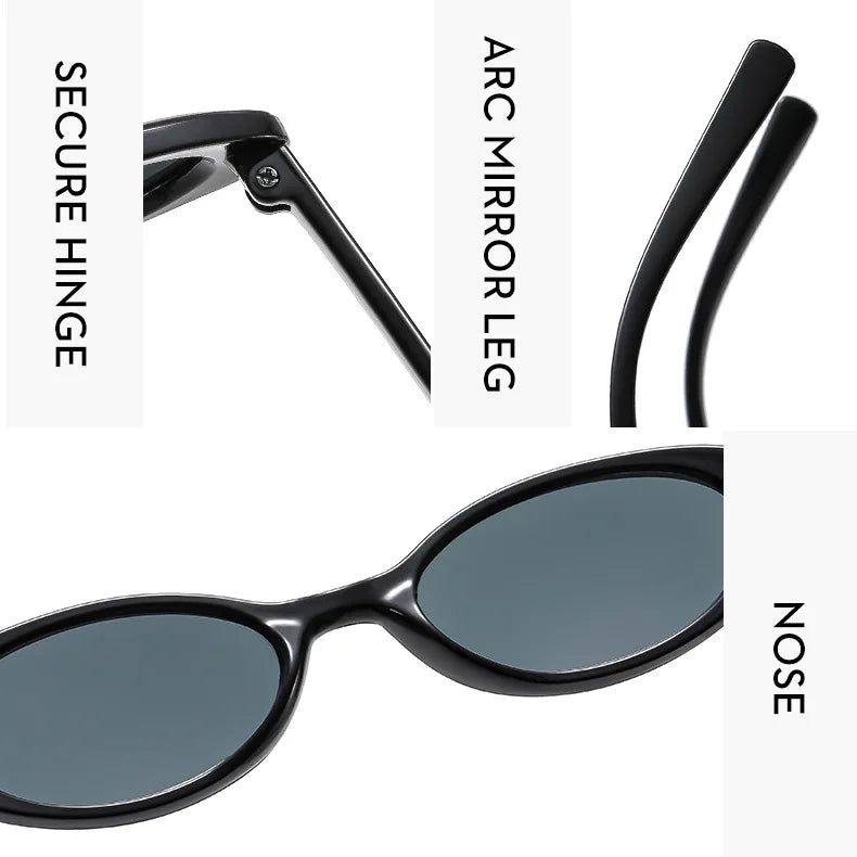 Polarized Small Oval Women's Myopia Sunglasses Women Frame Nearsighted Sun Glasses Uv400 Protection Eyewear