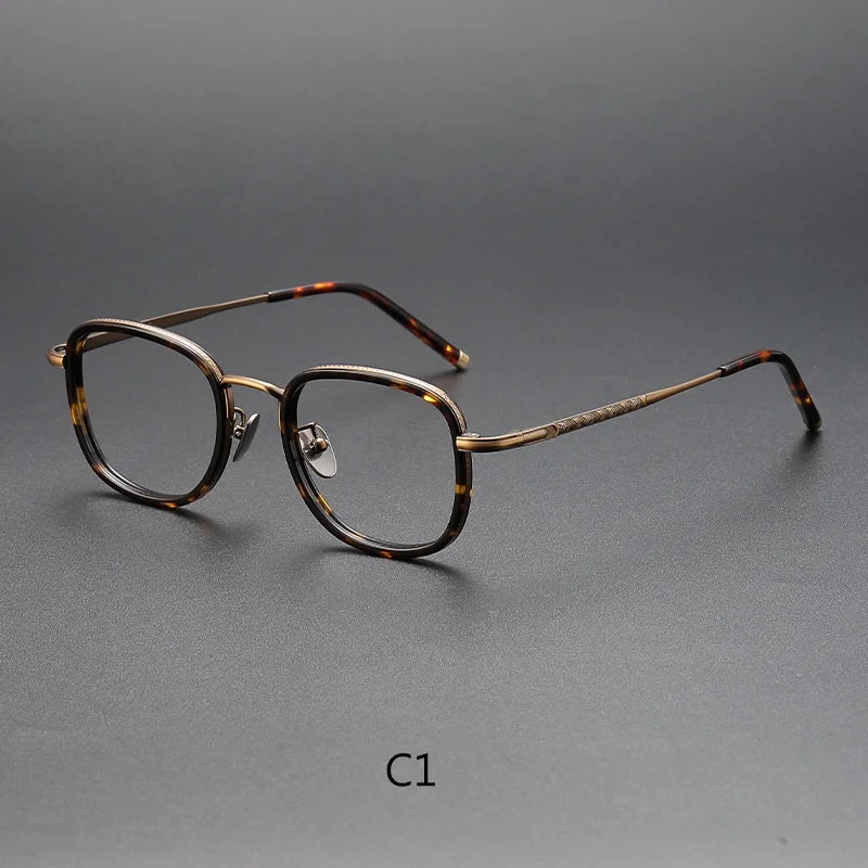 New Ultra-light Ttanium Glasses Frames Retro Designer Men's And Women's Glasses Frames Blue Ligh Optical Prescription Frames 712