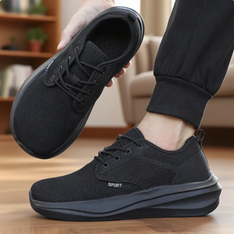 Wide Toe Barefoot Shoes for Men Breathable Non-slip Minimalist Walking Shoes 2025 Fashion Unisex Outdoor Platform Sneakers Women