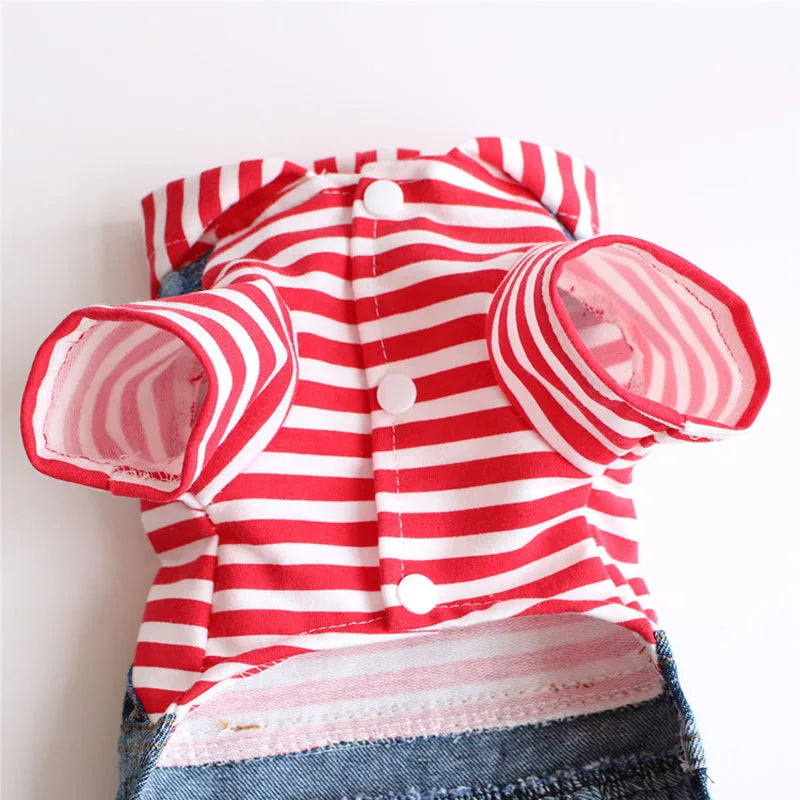 Denim Skirt for Dogs and Cats, Cotton Clothes for Small Dogs, Puppy Hoodie, Skirt for Spring, Chihuahua, Yorkie Outfit