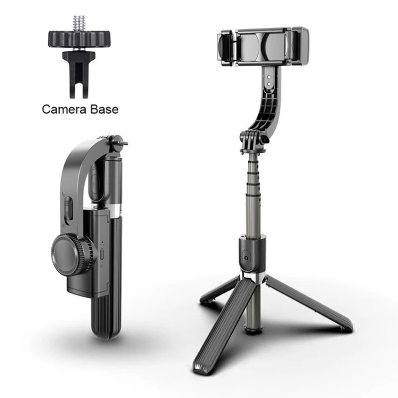 Gimbal Stabilizer For iPhone Android Cell Mobile Phone Cellphone Smartphone Action Camera Handle Grip Selfie Stick Video Tripod