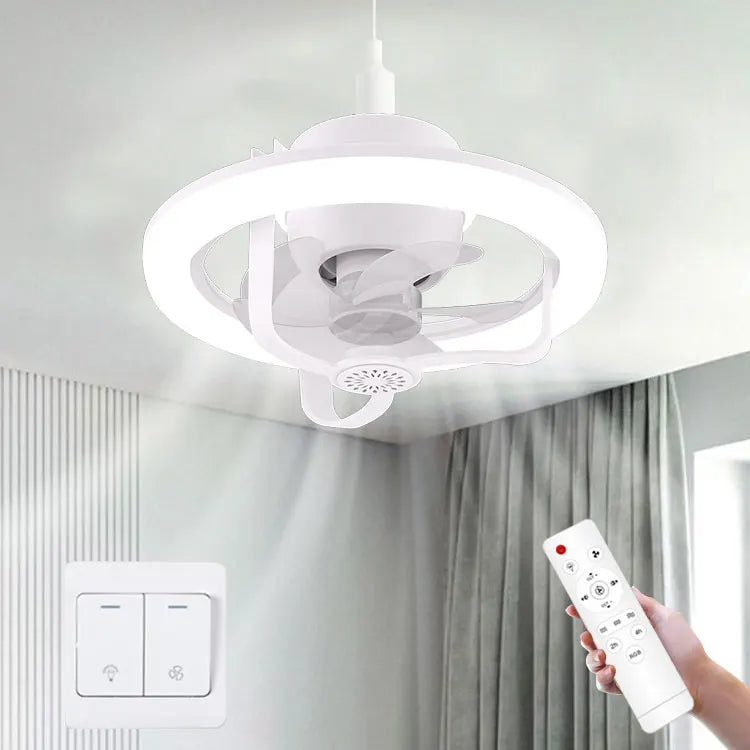JOYINLED Fan Ceiling Light Fan Light Ceiling Fan with Lamp Remote Control, Quiet, Dimmable 360 Degrees for Living Room Bedroom