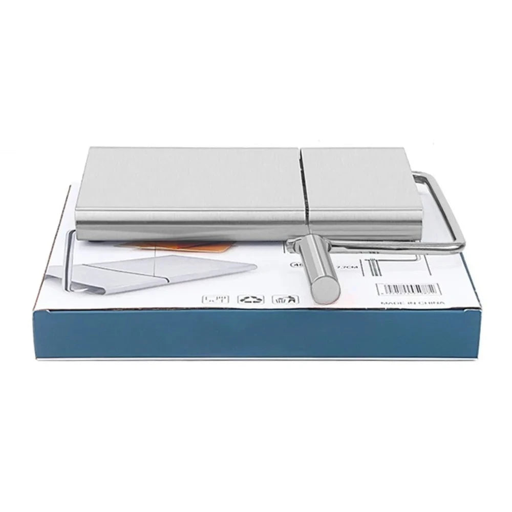 Stainless Steel Multifunctional Cheese Slicer with Scale Sausage Ham Cheese Cutter Butter Slicer Household Accessories