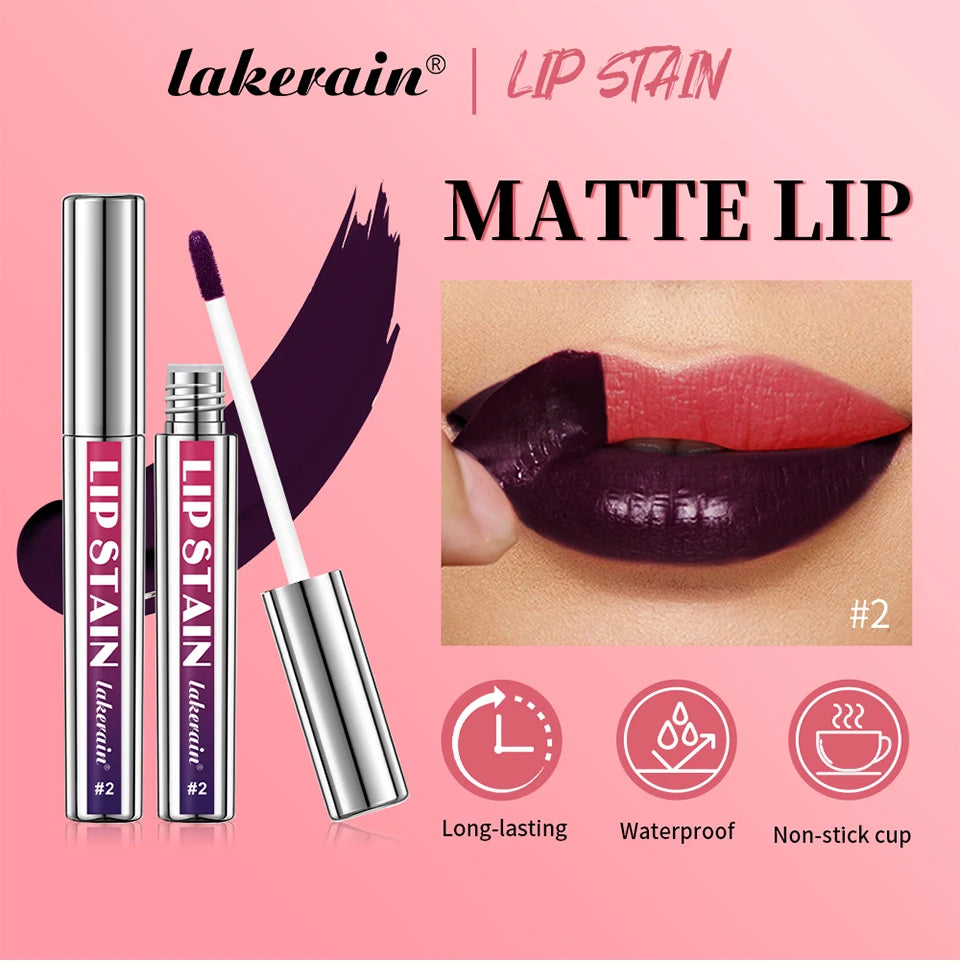 Matte Lip Tint Peel Off Lip Tints Stain Cosmetics Liquid Lipstick Lips Stick Free Shipping Makeup Ink Inks Gloss Pack Set