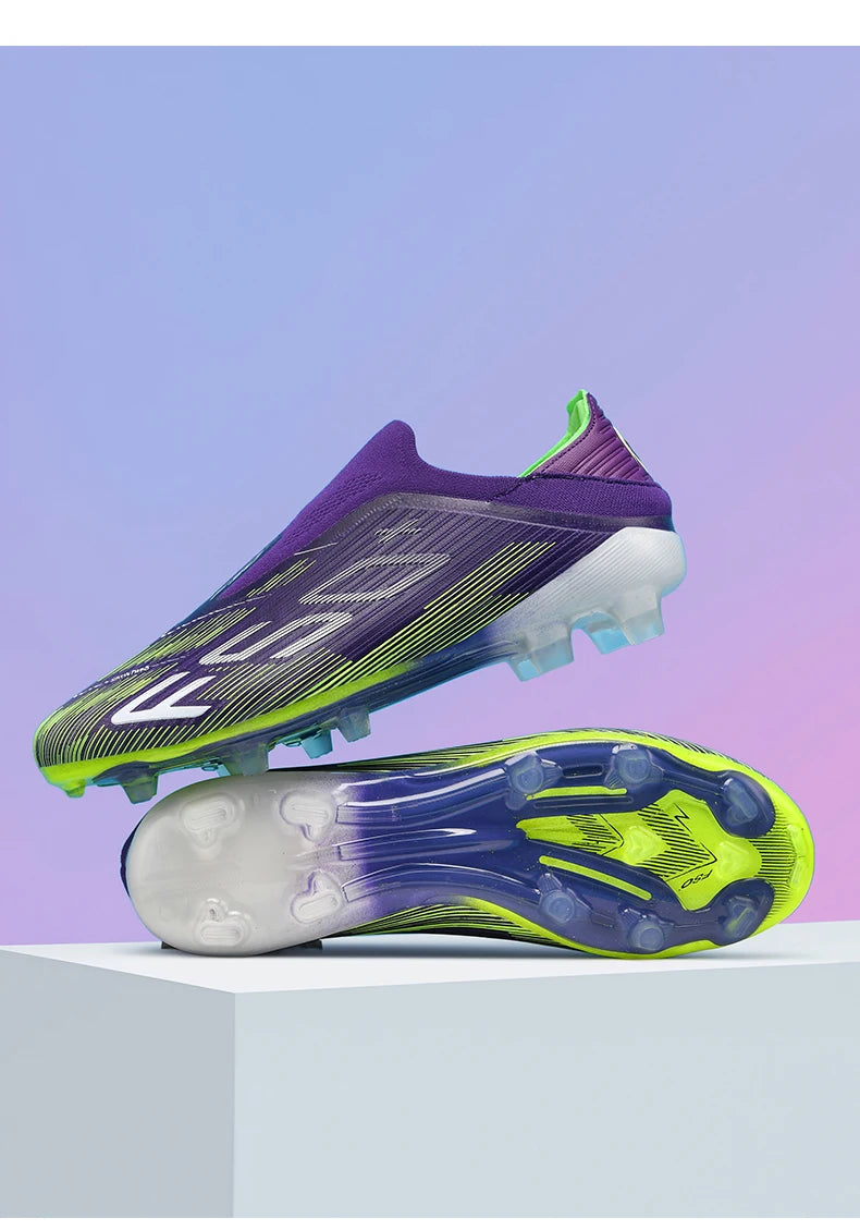 New Men's Football Boots Non Slip Comfortable Soccer Shoes Turf Ultralight Fg Grass Cleats Futsal Sport Indoor Adult Non-Slip