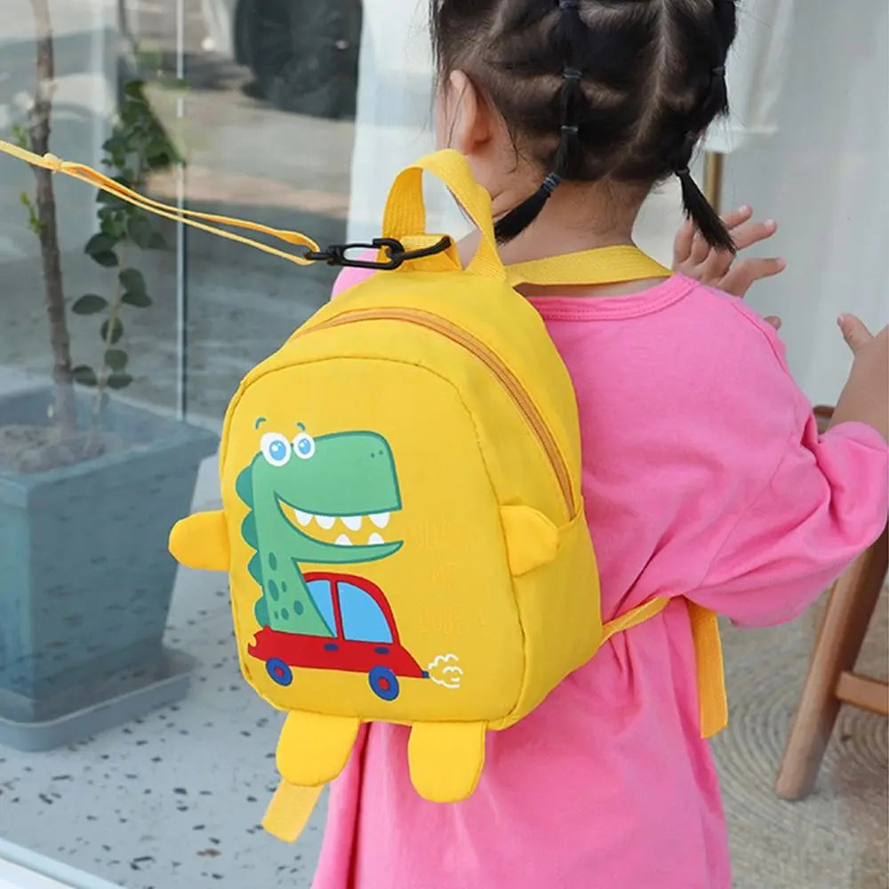 Boys Girls Cute Cartoon Dinosaur Toddler Rucksack Kindergarten Schoolbag Anti-lost Backpacks School Bags