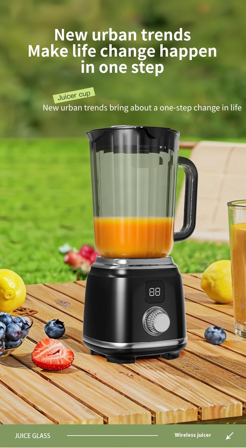 Portable Juicer Blender 600ml Electric Fruit Juicer USB Charging Lemon Orange Fruit Juicing Cup Smoothie Blender Machine
