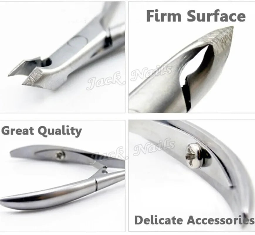 Professional Stainless Steel Cuticle Nail Nipper Clipper Nail Art Manicure Pedicure Trim Plier Cutter Beauty Scissors Tools
