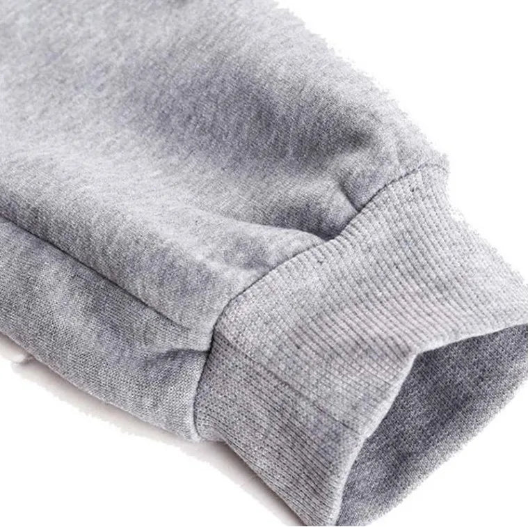 Autumn and winter Men Warm Casual Pants Fitness Sportswear Tracksuit Bottoms    Trousers Black Gyms Jogger Pants