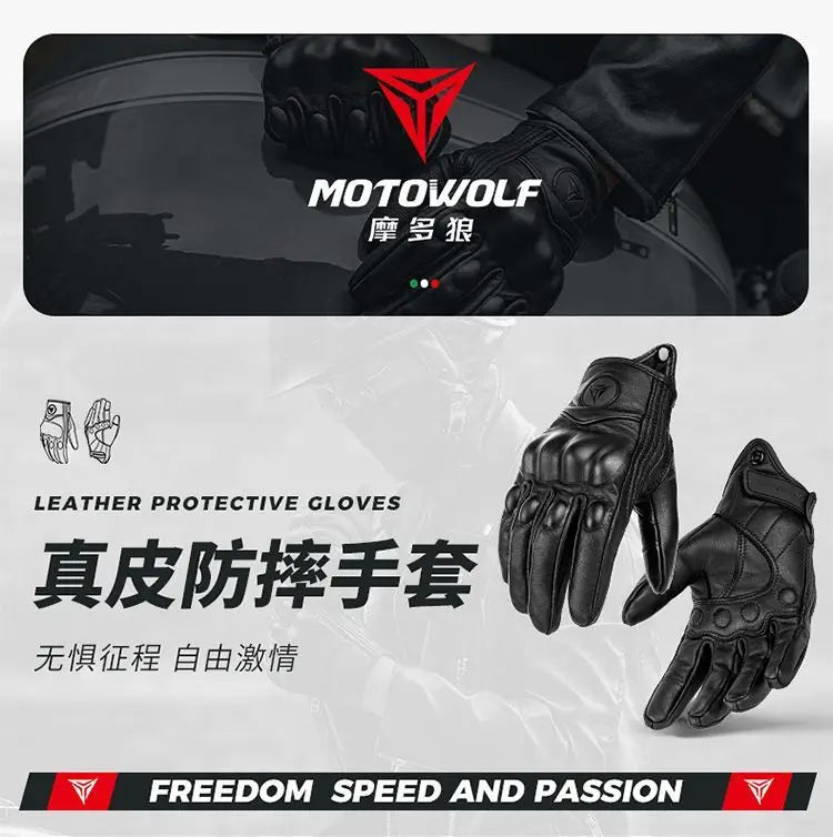 Motorcycle Gloves Waterproof Windproof Winter Warm Summer Breathable Touch Operate Guantes Moto Fist Palm Protect