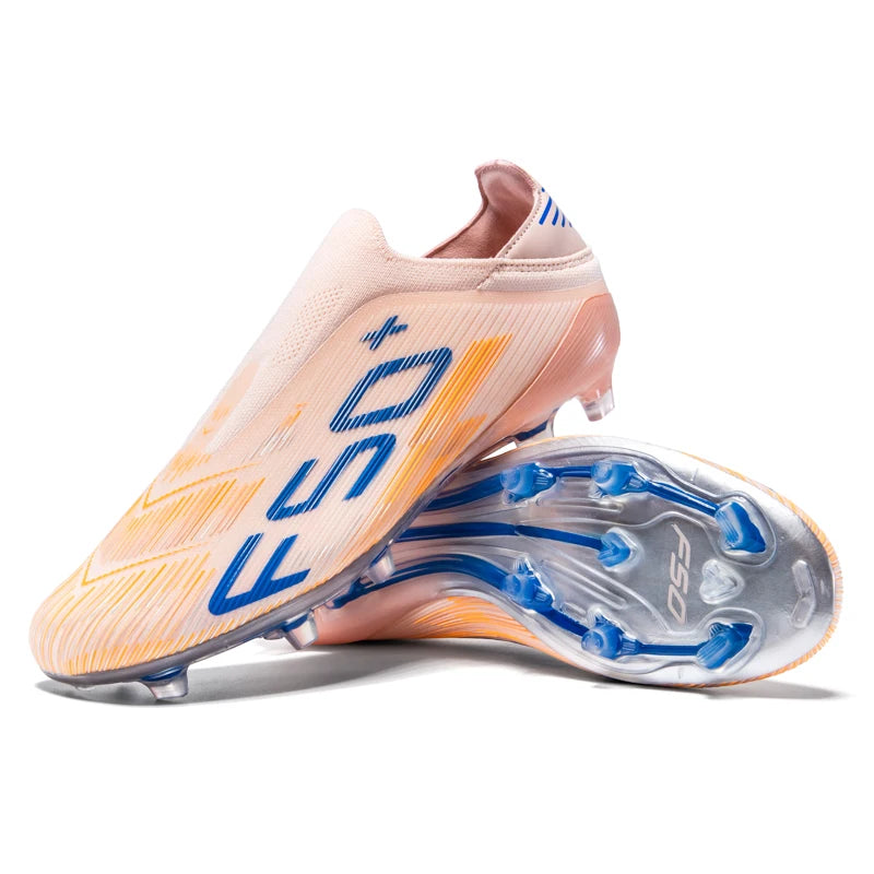 High Quality Mens Football Boots F50 Boys FG/TF Training Studded Fast Soccer Cleats Pro Non Slip Football Shoes for Man 35-45