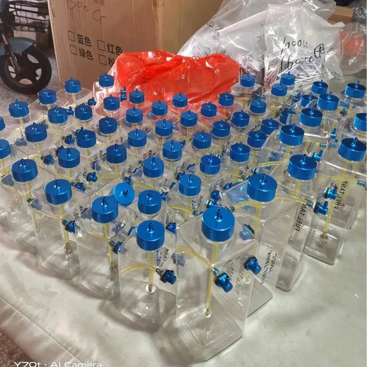 RC Transparent Oil/Gas Fuel Tank / Plastic Bottle 300/400/500/600 ml/cc for Gasoline and Nitro RC Model Airplane