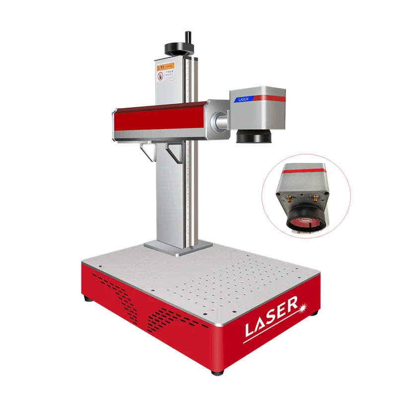 50W Raycus Fiber Laser Marking Machine 30W Laser Engraver Nameplate Engraving Metal Carving for PVC Plastic Stainless Steel