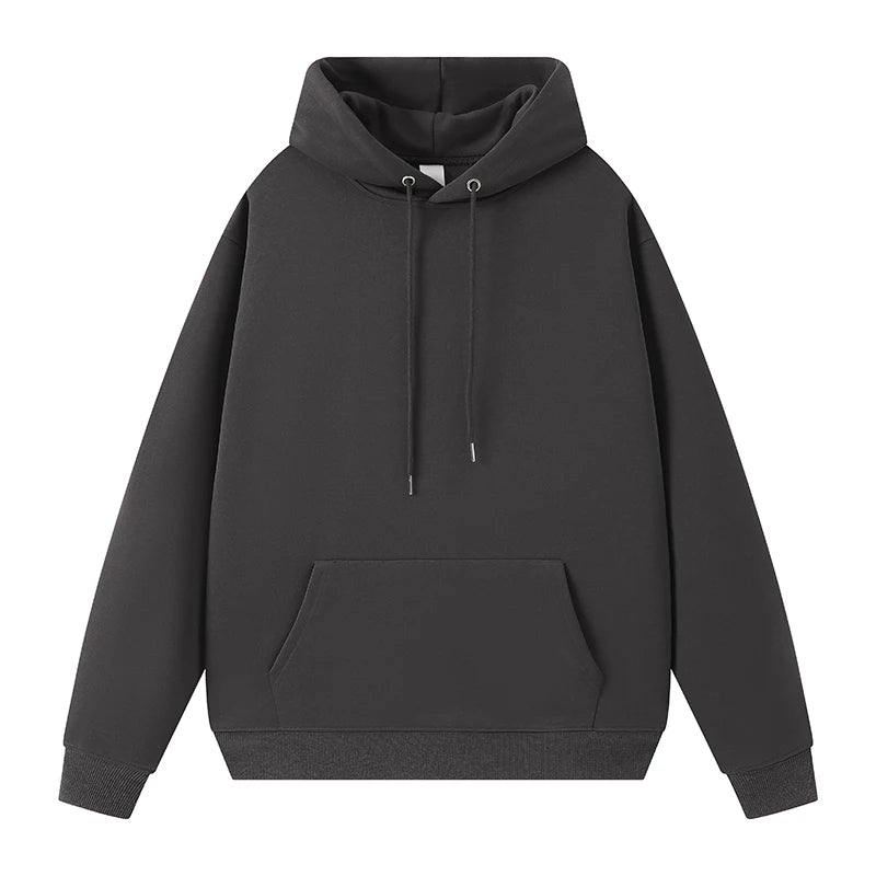 Spring Autumn Unisex Hooded Sweatshirt Men Hoodies Casual Loose Solid Hip Hop Pullover Sweatshirts Mens Streetwear Hoodies