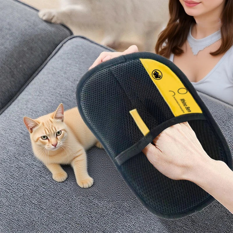Pet Hair Remover Electrostatic Gloves, 2025 New Pet Hair Removal Glove For Cats & Dogs