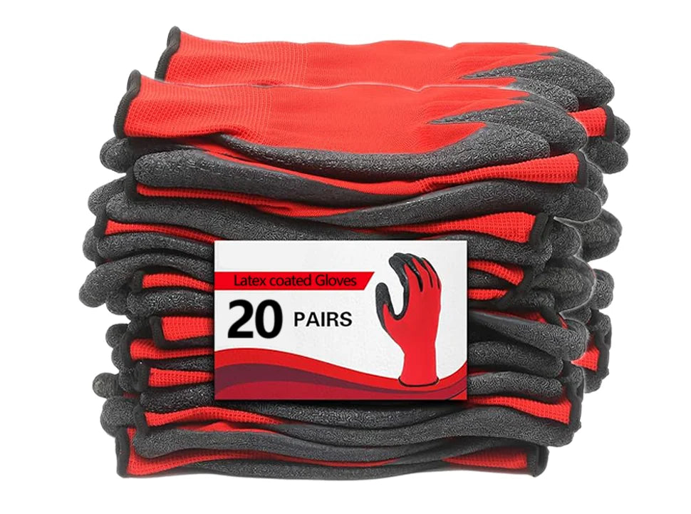 Crinkled Anti-Slip Gloves, Anti-Skid Labor Protection Gloves, Work Gloves. High Grip, Wear-Resistant & Anti-Slip