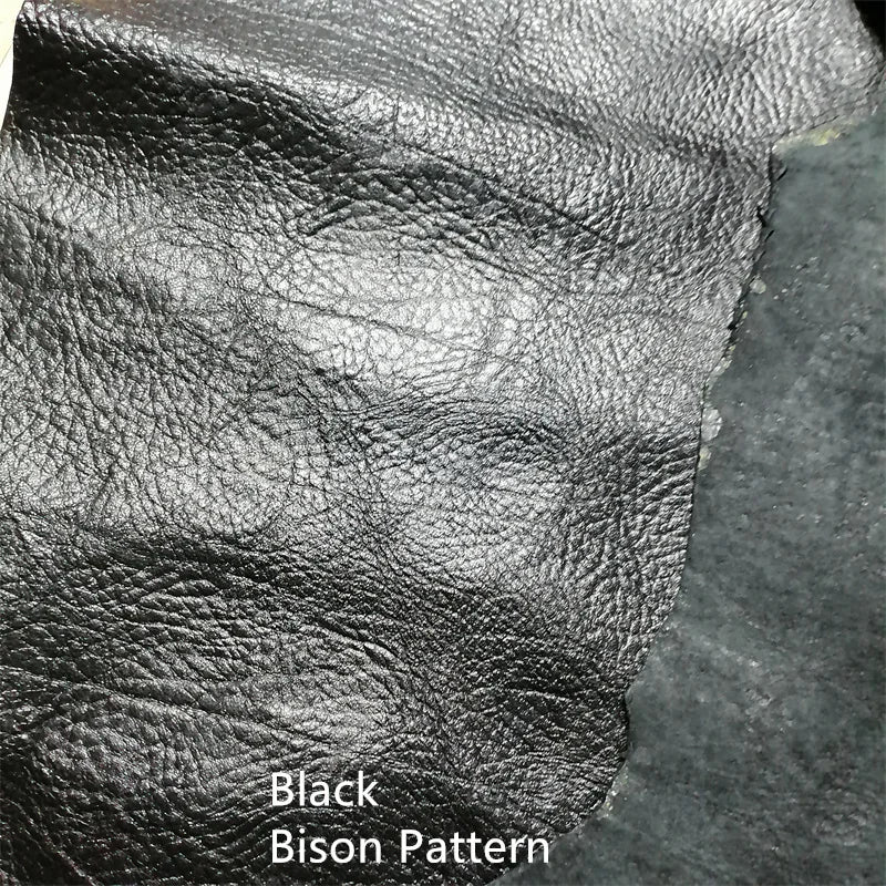 0.7/0.9mm Black Vegetable-Tanned Sheepskin. Top-Grain Leather. Genuine Leather Fabric. DIY Hand For Shoes.Bag. A Whole Sheepskin